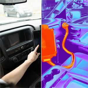 RAM Mounts RAM Vent-Temp with Back Dock Connection for Round Vents