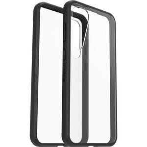 OtterBox React Case for Samsung Galaxy S23+ Smartphone - Black Crystal (Clear/Black) - Drop Resistant, Bacterial Resistant