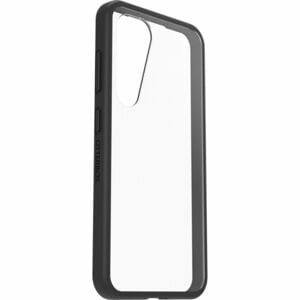OtterBox React Case for Samsung Galaxy S23 Smartphone - Black Crystal (Clear/Black) - Drop Resistant, Scrape Resistant, Ba