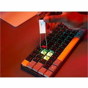 Clavier de jeu CHERRY MX-LP 2.1 - Sans fil Connectivité - USB Type A Interface - RGB LED - Français - AZERTY Disposition -