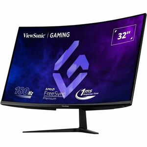 ViewSonic Entertainment VX3218C-2K 32" Class WQHD Curved Screen Gaming LED Monitor - 16:9 - Black - 80 cm (31.5") Viewable