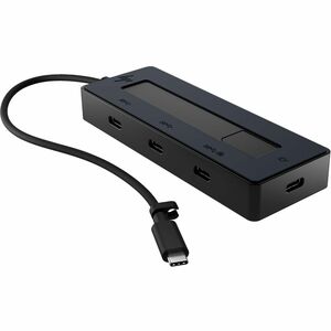 HP USB Type C Docking Station for Notebook, Mobile Workstation - Charging Capability - Black - Portable - 4K - 3840 x 2160
