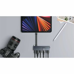 Hyper HyperDrive DUO PRO HD575BUGL USB-Typ C Docking Station für Tablet-PC, Desktop-PC, Notebook - Ladefunktion - Speicher