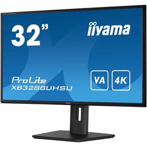 iiyama XB3288UHSU-B5 32 Zoll Class 4K UHD LED-Monitor - 16:9 Format - Mattschwarz - 80 cm (31,5 Zoll) Viewable - Vertical-