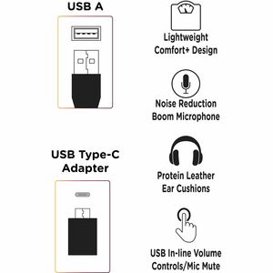 Morpheus 360 Connect USB Stereo UC Headset with Boom Microphone HS5600SU - Adjustable Headband - 32 Ohm - 20 Hz - 20 kHz -