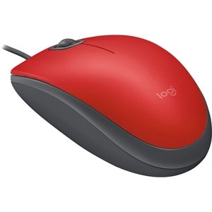 MOUSE COM FIO LOGITECH M110 SILENT VERMELHO B
