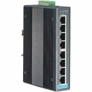 Advantech EKI-2728 8 Ports Ethernet Switch - Gigabit Ethernet - 10/100/1000Base-TX - 3.90 W Power Consumption - Twisted Pa