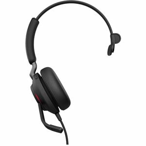 Jabra Evolve2 40 SE Headset - Microsoft Teams Certification - Mono - USB Type C - Wired - 20 Hz to 20 kHz - Over-the-head 