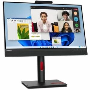 Lenovo ThinkCentre Tiny-In-One 24 Gen 5 24" Class Webcam Full HD LED Monitor - 16:9 - Black, Jet Black - 60.5 cm (23.8") V