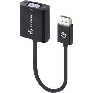 Alogic 20 cm (7.87") DisplayPort/VGA Video Cable for Computer, Audio/Video Device - 1 - First End: 1 x 15-pin HD-15 - Fema