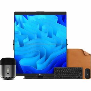 Mobile Pixels Geminos T 24" Dual-Stacked 1080p Monitors with Multi-Touch and Webcam - 23.8" Viewable - Multi-touch Screen 