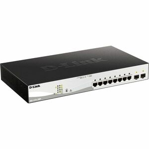 D-Link DGS-1210 DGS-1210-10MP 8 Ports Manageable Ethernet Switch - Gigabit Ethernet - 10/100/1000Base-T, 1000Base-X - 2 La