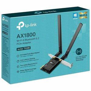 TP-Link Archer TX20E Dualband Wi-Fi/Bluetooth-Kombi-Adapter für Desktop-Computer/Server - IEEE 802.11ax - PCI Express - 2,