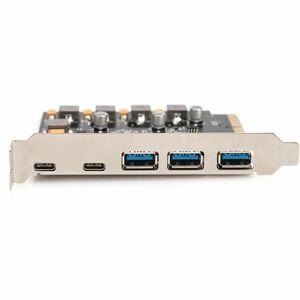 Digitus USB Adapter - PCI Express 2.0 - 1,25 GB/s, 640 MB/s, 60 MB/s, 1,50 MB/s, 192 kB/s - Desktop, Optisches Laufwerk, F