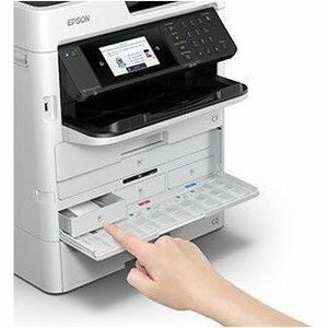 Epson WF C579R Inkjet Multifunction Printer - Monochrome - Copier/Printer/Scanner - Up to 50000 Pages Monthly - Colour Sca