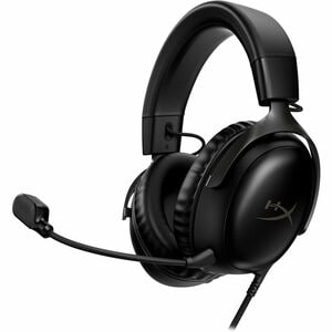 HyperX Cloud III Wired Over-the-ear, Over-the-head Stereo Gaming Headset - Black - Circumaural - 64 Ohm - 10 Hz to 21 kHz 