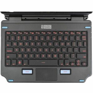 Gamber-Johnson Rugged Keyboard - Docking Connectivity - Pogo Pin Interface - TouchPad - French - Industrial Silicon Rubber