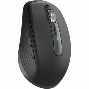 Logitech MX Anywhere 3S 鼠标 - 蓝牙 - USB - 暗视野 - 6 按钮 - 灰 - 无线 - 可充电 - 8000 dpi - 滚轮