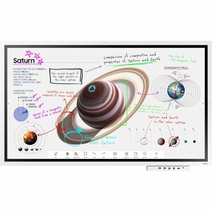 Samsung Flip Pro WM75B 190.5 cm (75") 4K UHD LCD Collaboration Display - Infrared (IrDA) - Touchscreen - 3840 x 2160 - 350