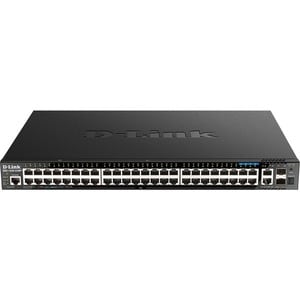 D-Link Smart DGS-1520 DGS-1520-52MP 50 Ports Manageable Layer 3 Switch - Gigabit Ethernet, 2.5 Gigabit Ethernet, 10 Gigabi