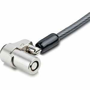 StarTech.com Cable Lock For Notebook, Chromebook, Tablet - 1.98 m Cable - Combination Lock - Silver, Black - Steel, Zinc A