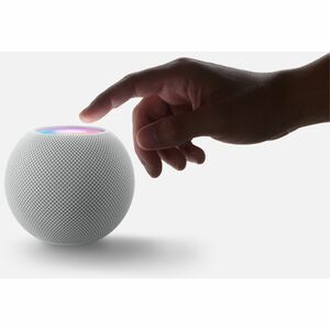 Apple HomePod mini Bluetooth Smart Speaker - 20 W RMS - Siri Supported - White - Wireless LAN