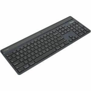 Targus EcoSmart AKB868FR Keyboard - Wireless Connectivity - French - AZERTY Layout - Black - Scissors Keyswitch - Bluetoot