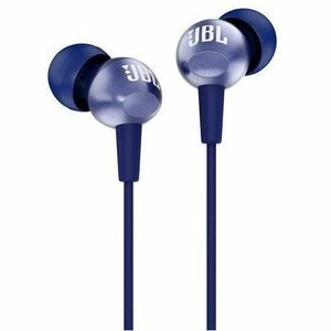 JBL C200SI Wired Earbud Stereo Earset - Blue, Mystic Blue - Google Assistant, Siri - Binaural - In-ear - 16 Ohm - 20 Hz to