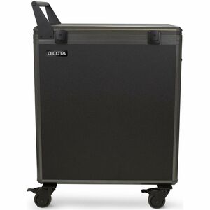 Dicota Charging Cart - 60 kg Load Capacity - 4 Casters - Aluminium - 63.30 cm (24.92") Width x 36.30 cm (14.29") Depth x 8
