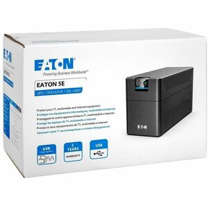 UPS line-interactive Eaton 5E2200UI - 2,20 kVA/1,20 kW - Tower - AVR - 2 Minuto Stand-by - 230 V ca Ingresso - 195 V AC, 2