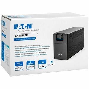 UPS line-interactive Eaton 5E900UD - 900 VA/480 W - Tower - AVR - 230 V ca Ingresso - 195 V AC, 230 V ca, 257 V AC Uscita 