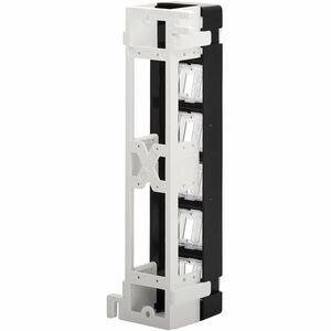Eaton Tripp Lite Series 12-Port Wall-Mount Patch Panel for UTP Keystone Jacks, Rotatable Modules, TAA - 12 Port(s) - Black