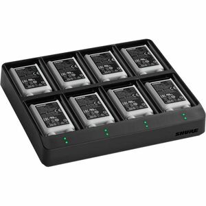 Shure SBC80-903 Multi-Bay Battery Charger - 3 Hour Charging - 8 - Proprietary Battery Size - LED Indicator, Status Indicator