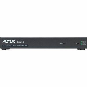 AMX NMX-ATC-N4321D Audio-over-IP Transceiver with Dante and AES67 - 2 x Network (RJ-45) - Twisted Pair - Power over Ethern