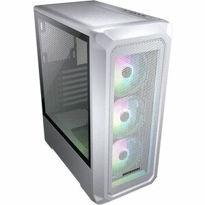 COUGAR CGR-5CC5W-MESH-RGB Gabinete para computadora gamer - Mini ITX, Micro ATX, ATX Placa base admitida - Media Torre - V