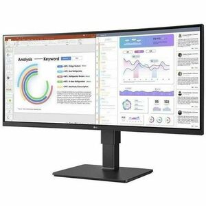 LG 34BQ77QC-B 34" (86.4 cm) Class Webcam UWQHD Curved Screen LCD Monitor - 21:9 - Textured Black - 34" (86.4 cm) Viewable 