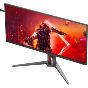 AOC AGON AG405UXC 40" (101.6 cm) Class UW-QHD Gaming LCD Monitor - 21:9 - Black, Grey - 39.5" (100.3 cm) Viewable - In-pla