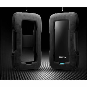 Adata HD330 AHD330-2TU31-CBK 2 TB Portable Hard Drive - External - Black - Gaming Console Device Supported - USB 3.2 (Gen 