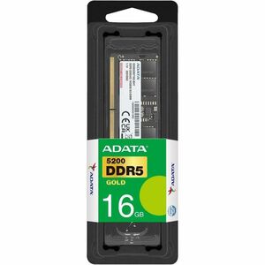 Adata GD5S5200716G-BHY 16GB DDR5 SDRAM Memory Module - For Notebook - 16 GB - DDR5-5200/PC5-41600 DDR5 SDRAM - 5200 MHz - 