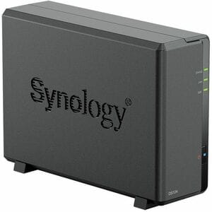Synology DiskStation DS124 1 x Total Bays SAN/NAS Storage System RTD1619B Quad-core (4 Core) 1.70 GHz - 1 GB RAM - DDR4 SD