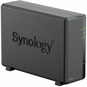 Synology DiskStation DS124 1 x Total Bays SAN/NAS Storage System RTD1619B Quad-core (4 Core) 1.70 GHz - 1 GB RAM - DDR4 SD