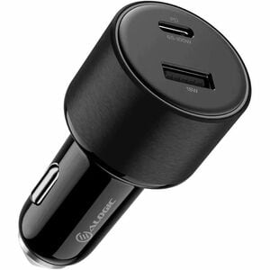 Alogic Rapid Power 100W Car Charger with 1 X USB-C Port & 1 X USB-A Port - 12 V DC, 24 V DC Input - 5 V DC, 9 V DC, 12 V D