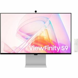Samsung ViewFinity S9 S27C902PAU 27" Class Webcam 5K LCD Monitor - 16:9 - Silver - 68.6 cm (27") Viewable - In-plane Switc