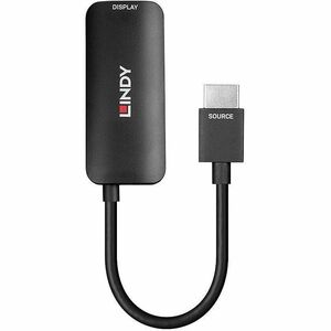 Lindy HDMI 4K60 to DisplayPort 1.2 Converter. Cable length: 157 m, Connector 1: HDMI Type A (Standard), Connector 2: Displ