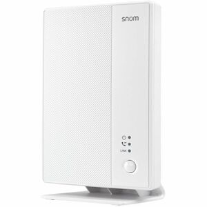 Snom M500 DECT Telefon-Basisstation - Weiß - 300 m Reichweite - 16 x Handset unterstützt - 16 Gleichzeitige Anrufe