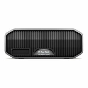 SanDisk G-DRIVE PROJECT SDPHG1H-008T-NBAAD 22 TB Portable Hard Drive - External - Gray - Thunderbolt 3, USB 3.2 (Gen 2) - 