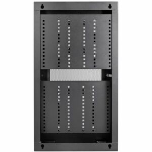 Tripp Lite series SmartRack SRWF6UMOD Cable Organizer - Black Powder Coat - Structured Wiring Enclosure - 3U Rack Height -