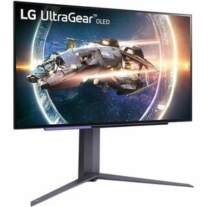 LG UltraGear 27GR95QE-B 27" (68.6 cm) Class WQHD Gaming OLED Monitor - 16:9 - Black - 26.5" (67.3 cm) Viewable - OLED - LE