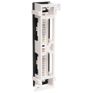 Tripp Lite series N050-012 12 Port(s) Network Patch Panel - TAA Compliant - 12 x RJ-45 - 12 x RJ-11 - Wall Mountable