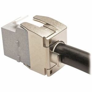 Tripp Lite series N238-001-GY-TFA Network Connector - TAA Compliant - 1 x RJ-45 Network Female - Grey